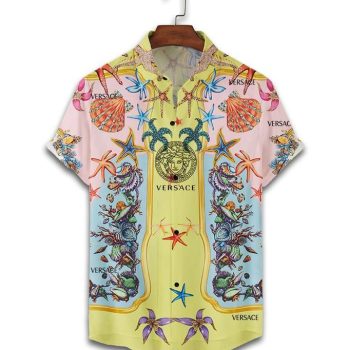 Versace Luxury Hawaiian Shirt & Short Set LHS1256