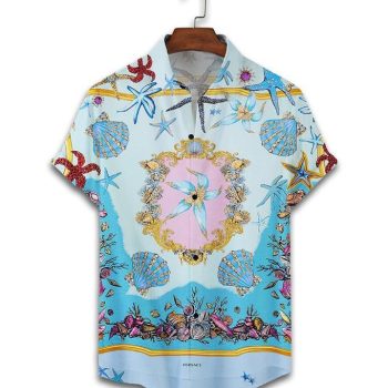 Versace Luxury Hawaiian Shirt & Short Set LHS1260