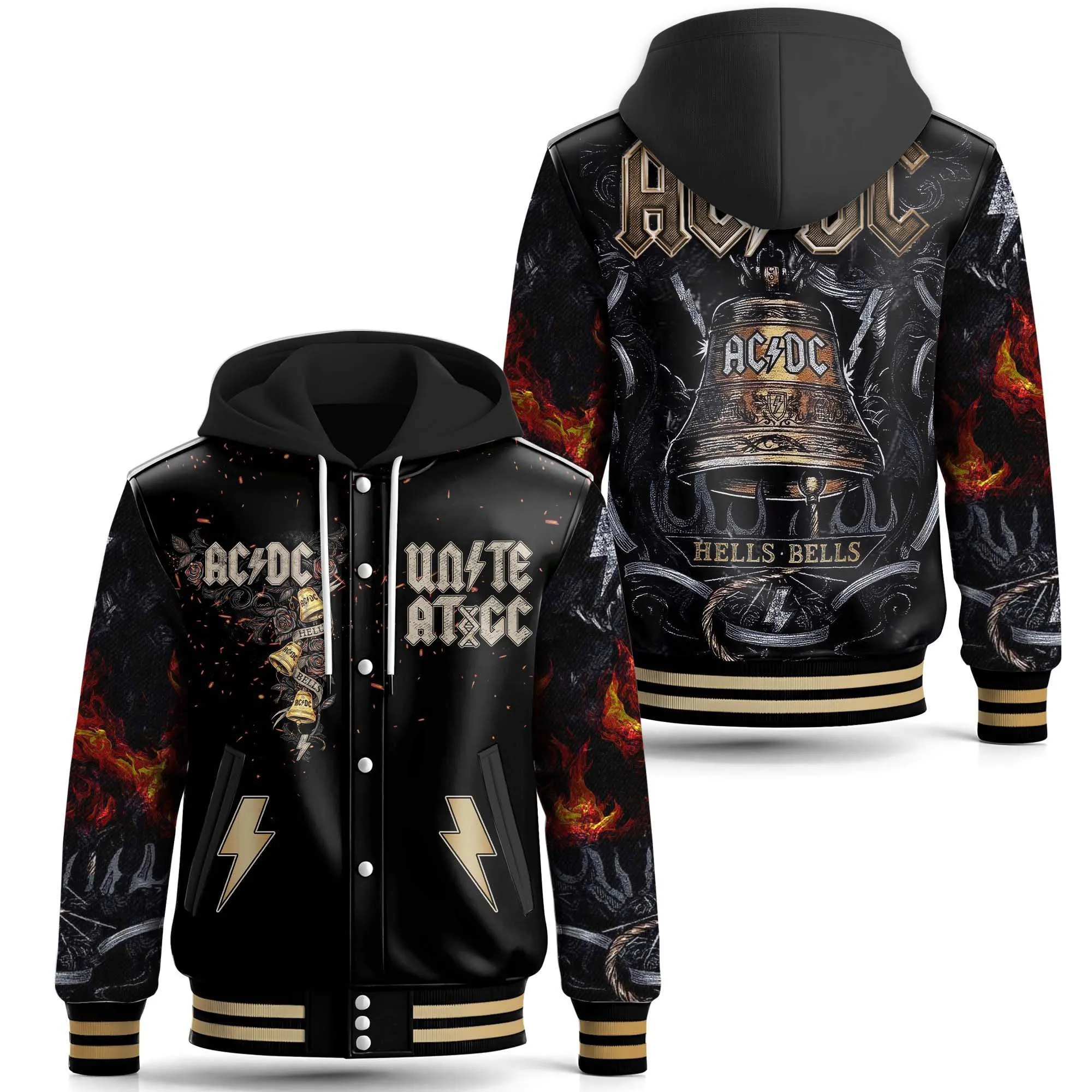 Hooded Baseball Jacket