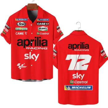 Aprilia Racing Personalized Hawaiian Shirt Button Down Shirt