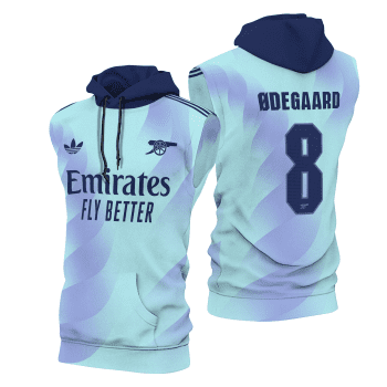 Arsenal Premier League 2024 Third Sleeveless Hoodie 24/25 Season SCC1194
