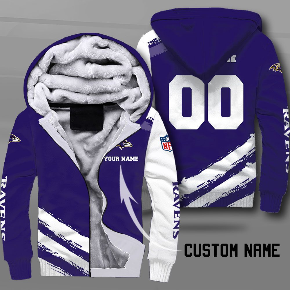 Baltimore-Ravens-Fleece-Hoodie-Home Baltimore Ravens Fleece Hoodie / Home
