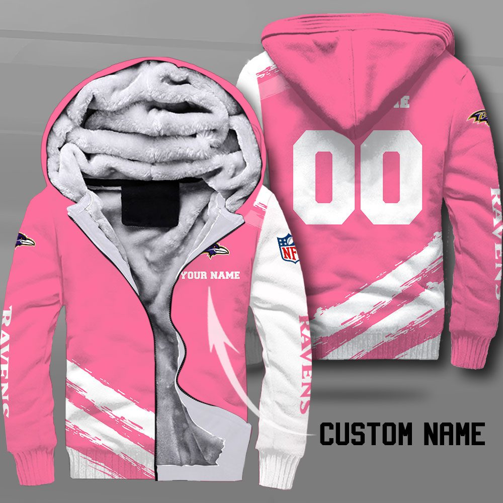 Baltimore-Ravens-Fleece-Hoodie-Pastel Baltimore Ravens Fleece Hoodie / Pastel