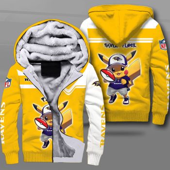 Baltimore Ravens Fleece Hoodie / Yellow