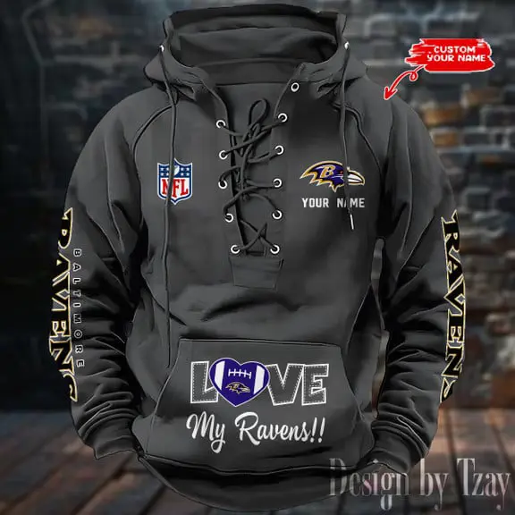 Baltimore-Ravens-Hooded-Lace-up-Vintage-Hoodie-RETRO1123-2
