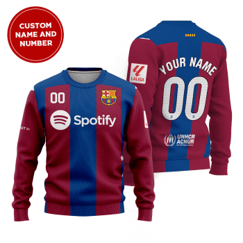 Barcelona Home Wool Sweater 23/24 Season SCC1349