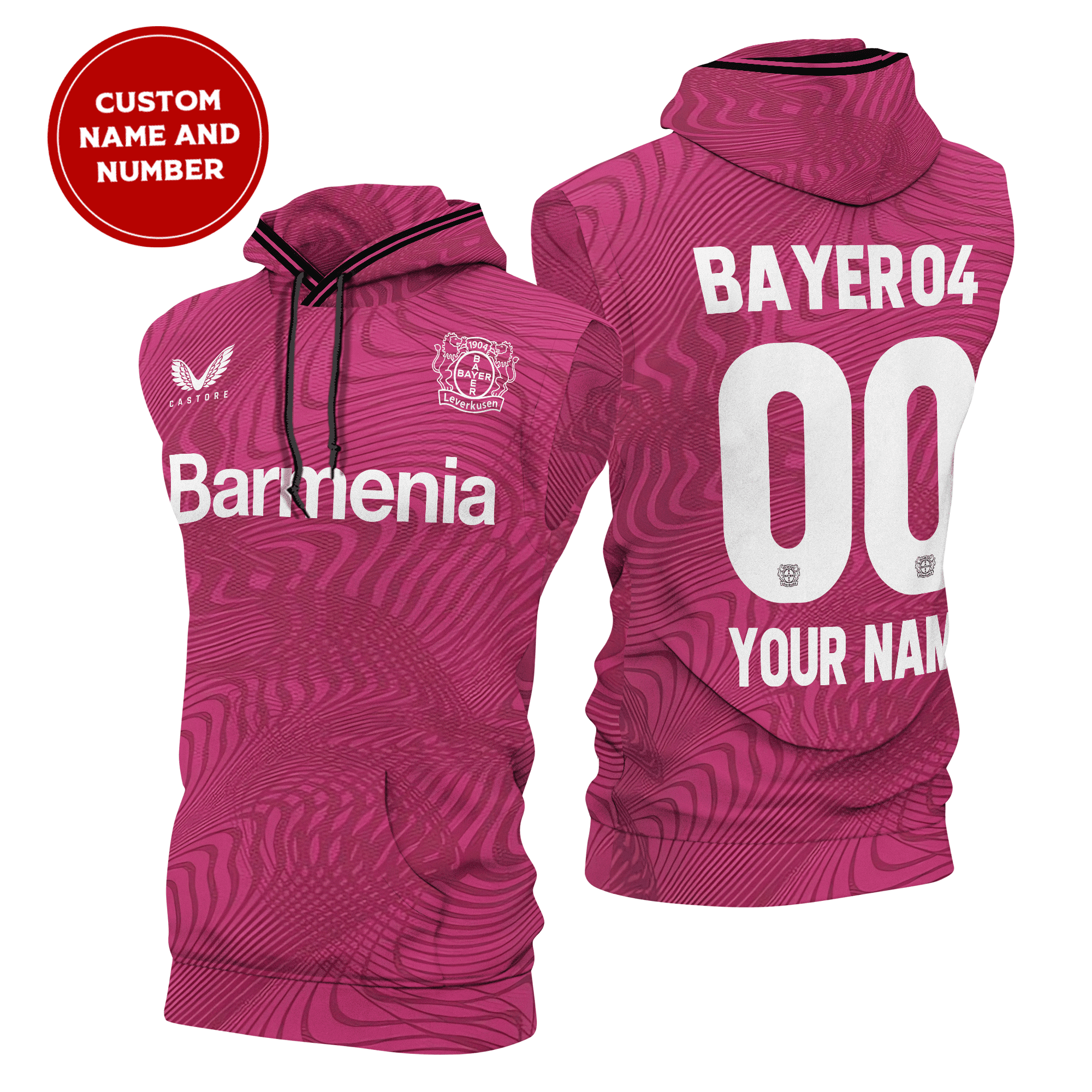 Bayer-04-Leverkusen-Sleeveless-Hoodie-SCC1518 Bayer 04 Leverkusen Sleeveless Hoodie SCC1518