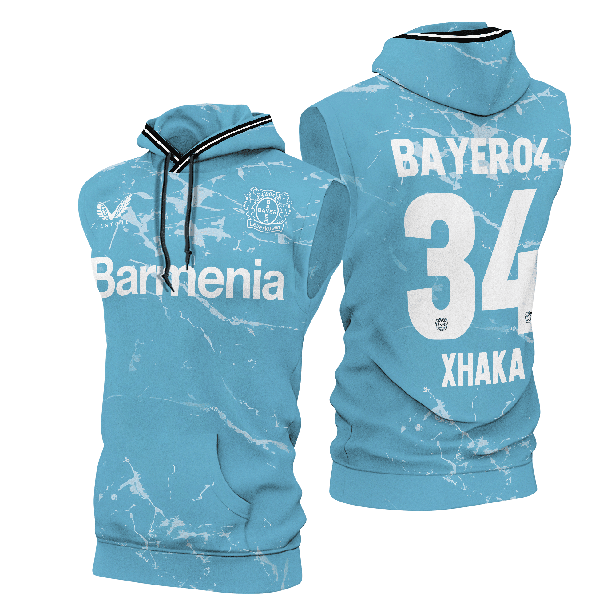 Bayer-04-Leverkusen-Sleeveless-Hoodie-SCC1533 Bayer 04 Leverkusen Sleeveless Hoodie SCC1533
