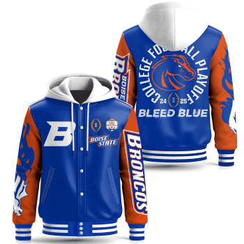 Boise State Broncos Special Hooded Baseball Jacket Varsity Jacket CHB1161