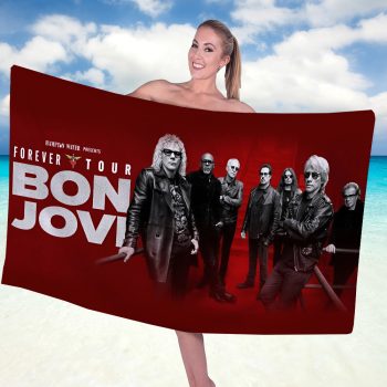 Bon Jovi Rectangle Beach Towel TWG1028