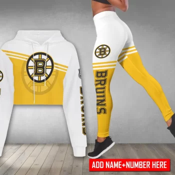 Boston Bruins Personalized Combo Croptop Hoodie And Leggings CHL1147