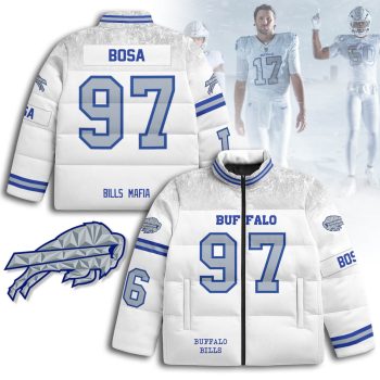Buffalo Bills Rivalry Series Stand Collar Puffer Jacket - Joey Bosa - 97