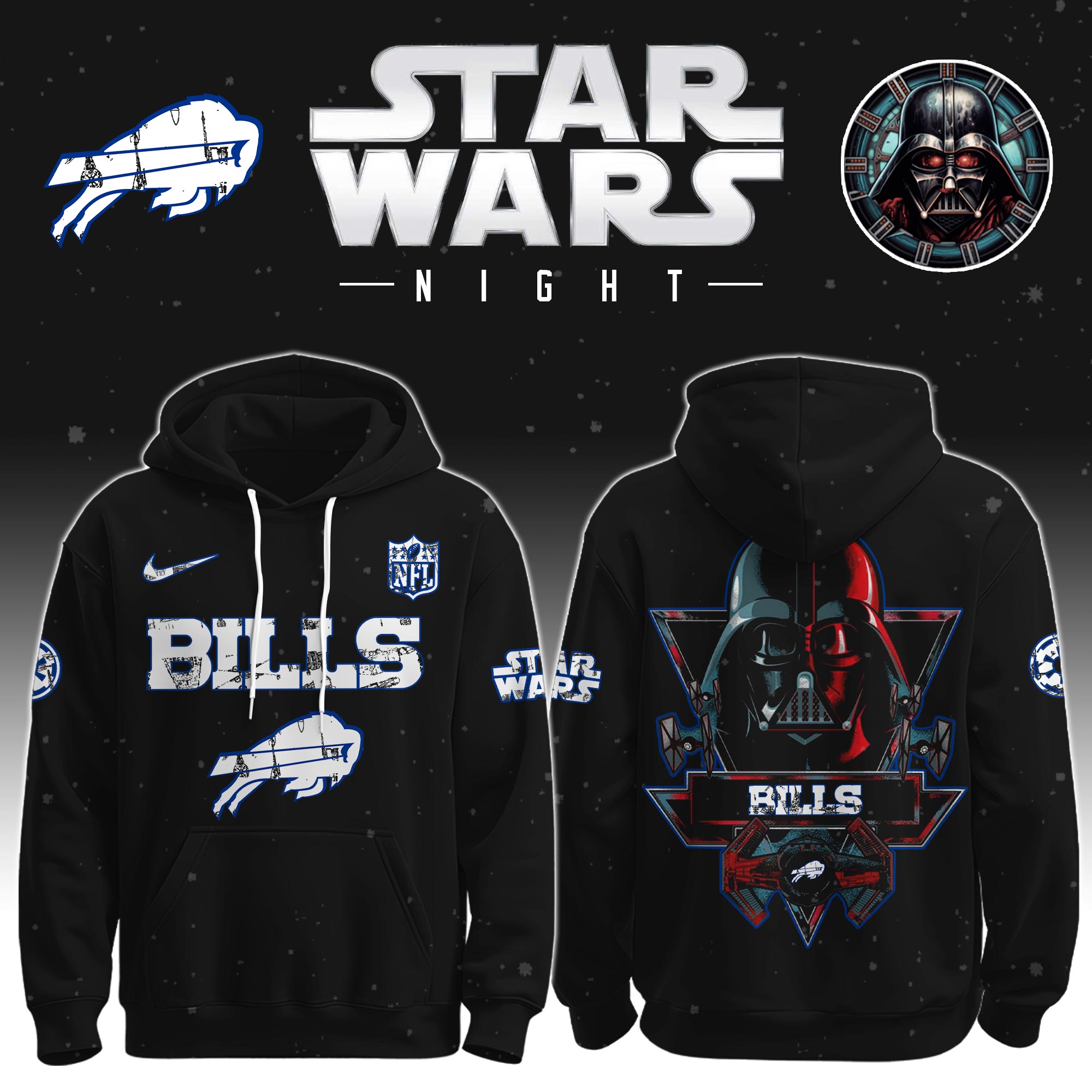Buffalo-Bills-Star-Wars-Limited-Editions-Performance-Unisex-Hoodie Buffalo Bills Star Wars Limited Editions Performance Unisex Hoodie