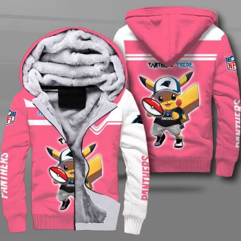 Carolina Panthers Fleece Hoodie / Pink