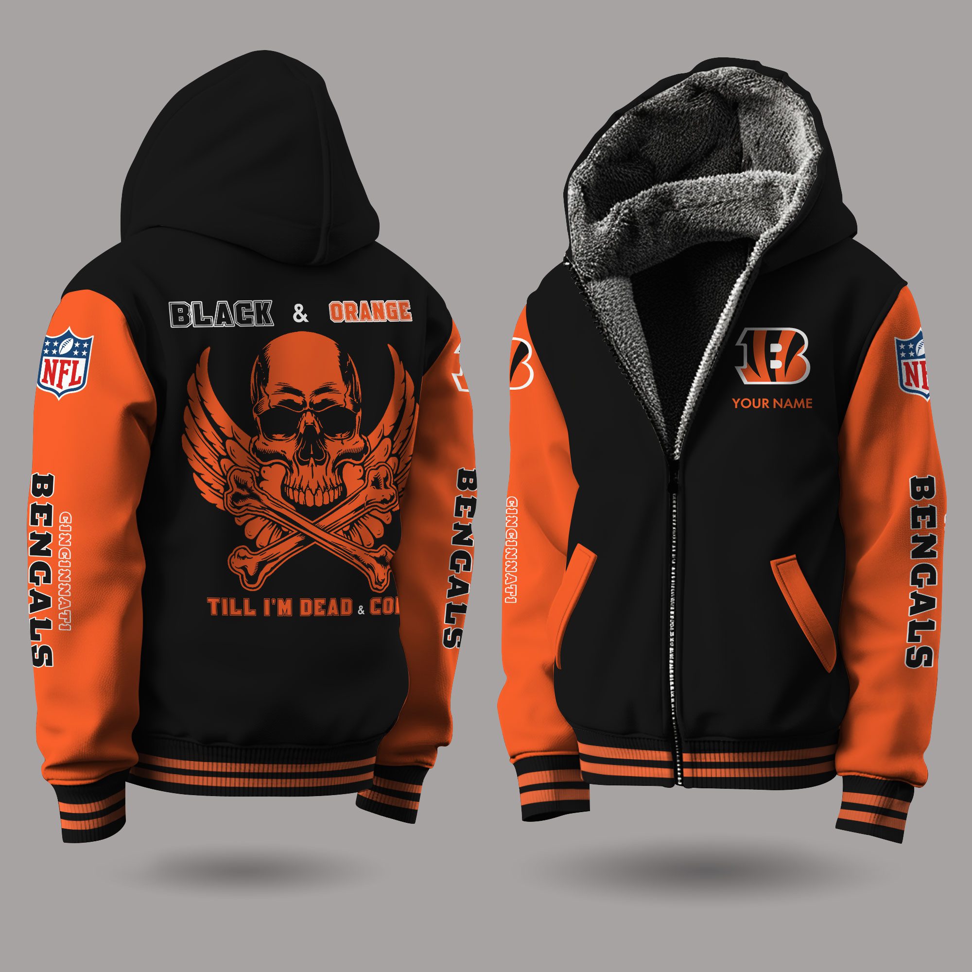 Cincinnati-Bengals-Fleece-Hoodie Cincinnati Bengals Fleece Hoodie