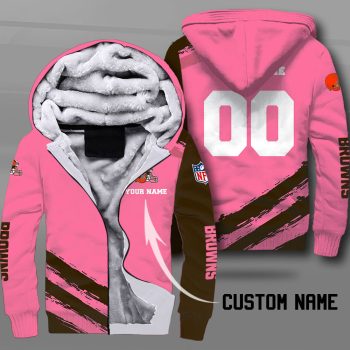 Cleveland Browns Fleece Hoodie / Pink