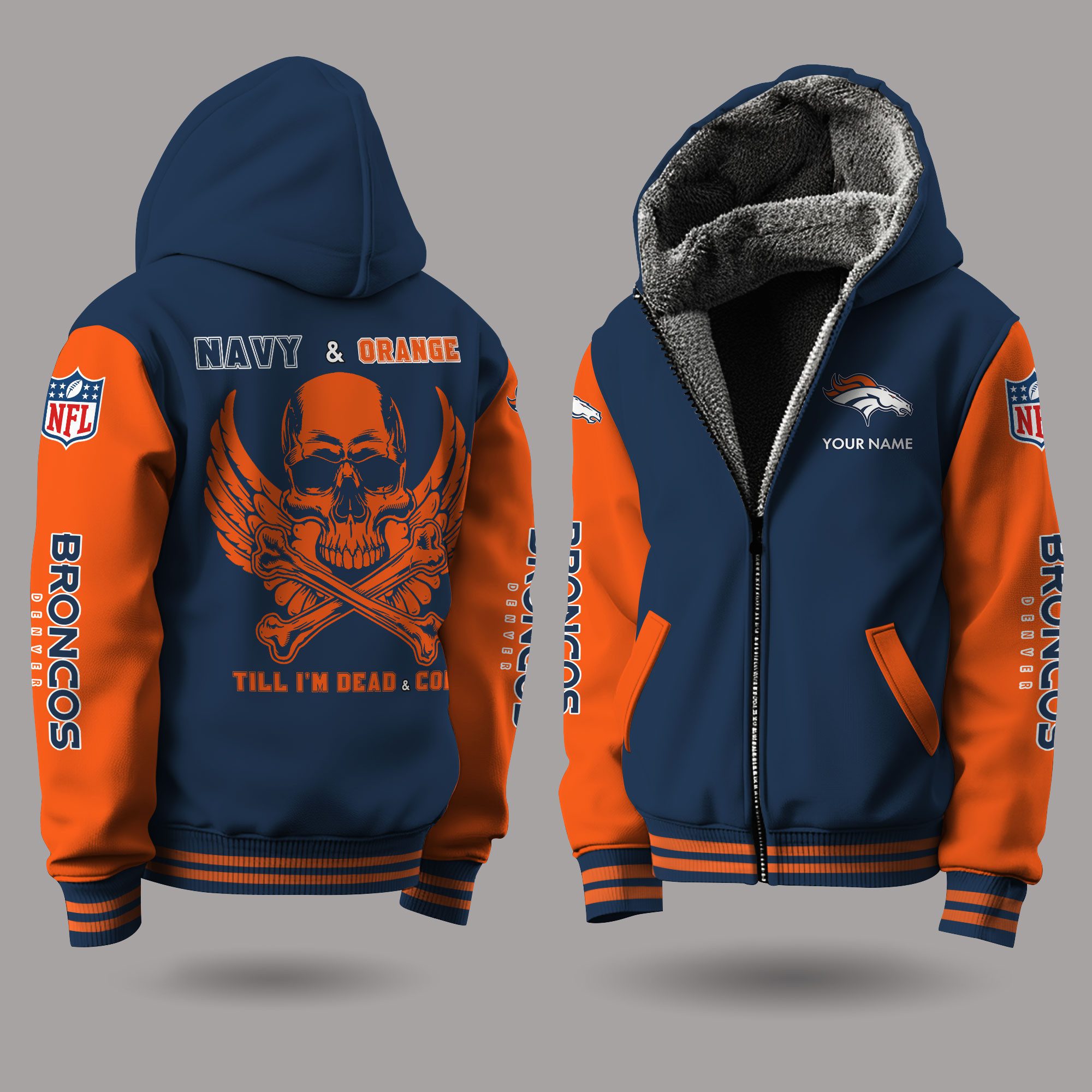 Denver-Broncos-Fleece-Hoodie Denver Broncos Fleece Hoodie