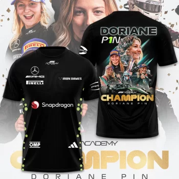 Doriane Pin x Mercedes AMG Petronas F1 Team Unisex Performance T-Shirt NDT1373