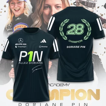 Doriane Pin x Mercedes AMG Petronas F1 Team Unisex Performance T-Shirt NDT1375