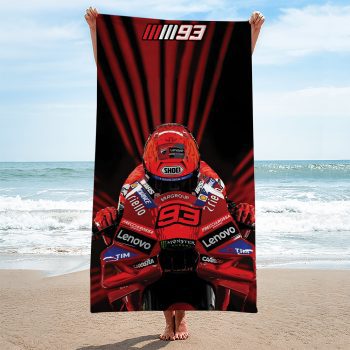 Ducati Lenovo Team x Marc Mrquez Rectangle Beach Towel TWG1059
