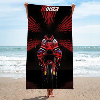 Ducati Lenovo Team x Marc Mrquez Rectangle Beach Towel TWG1061