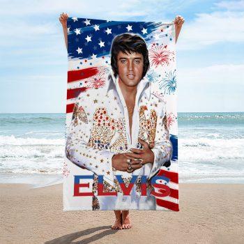 Elvis Presley Rectangle Beach Towel TWG1142
