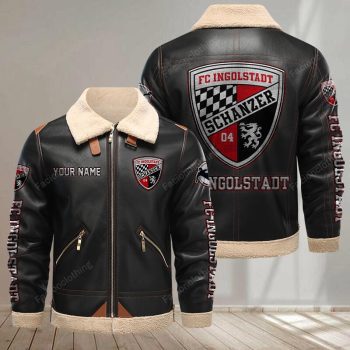 FC Ingolstadt Leather Jacket - Black