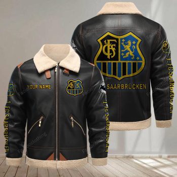 FC Saarbrucken Leather Jacket - Black
