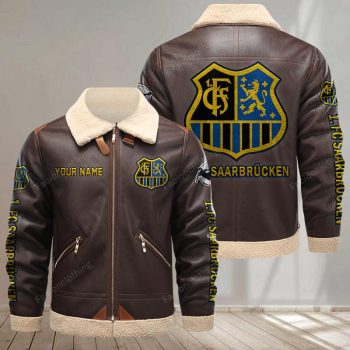 FC Saarbrucken Leather Jacket - Brown