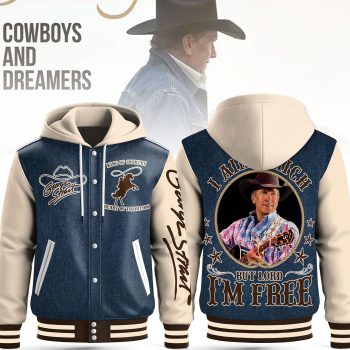 George Strait Special Hooded Baseball Jacket Varsity Jacket CHB1121