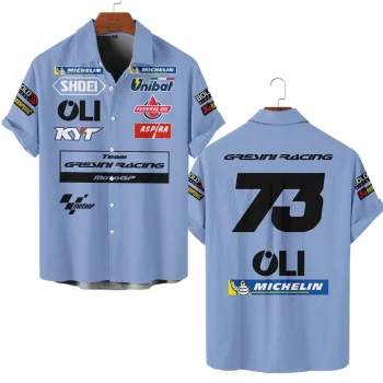 Gresini Racing MotoGP Personalized Hawaiian Shirt Button Down Shirt
