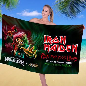 Iron Maiden Rectangle Beach Towel TWG1012