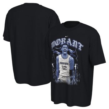 Ja Morant Memphis Grizzlies Unisex 2025/26 City Edition Player Graphic T-Shirt - Black