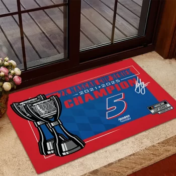 Kyle Larson 2025 NASCAR Cup Series Champion Doormat DMM1005