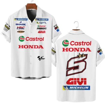 LCR Honda Team Personalized Hawaiian Shirt Button Down Shirt