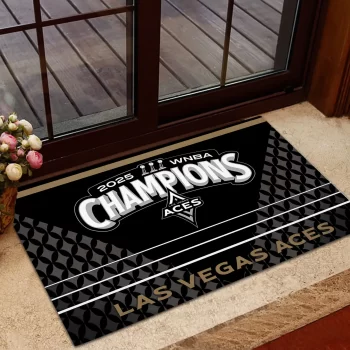 Las Vegas Aces 2025 WNBA Champions Doormat DMM1024