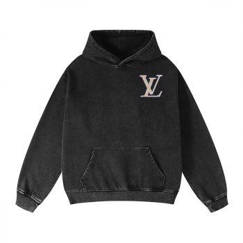 Louis Vuitton LV Colorful Logo Personalized Luxury Washed Hoodie Limited Edition