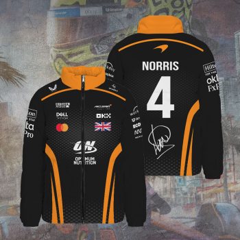 McLaren x Lando Norris 3D Stand Collar Puffer Jacket