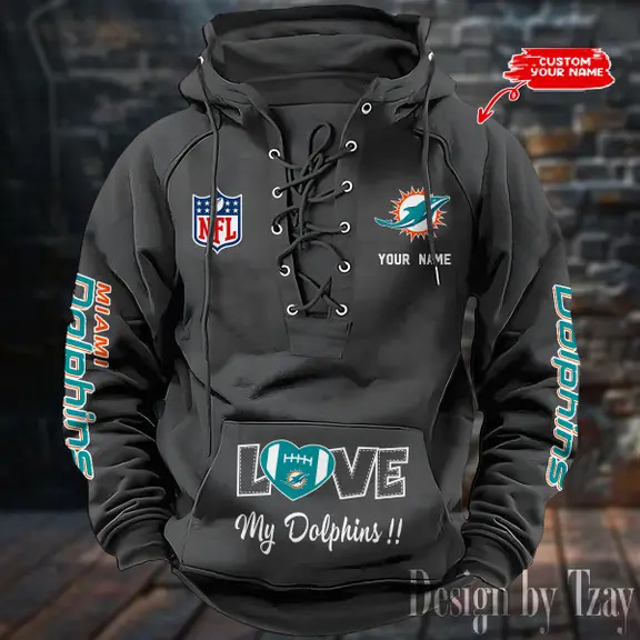 Miami-Dolphins-Hooded-Lace-up-Vintage-Hoodie-RETRO1119-2