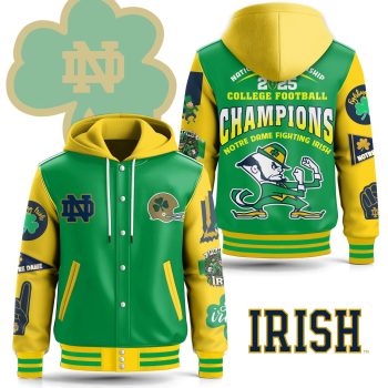 Notre Dame Fighting Irish Special Hooded Baseball Jacket Varsity Jacket CHB1118