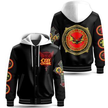 Ozzy Ozbourne Special Hooded Baseball Jacket Varsity Jacket CHB1253