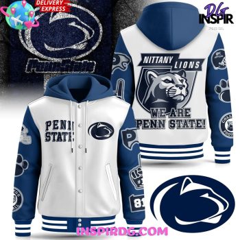 Penn State Nittany Lions Limited Hooded Baseball Jacket Varsity Jacket CHB1070
