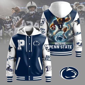 Penn State Nittany Lions NCAA Hooded Baseball Jacket Varsity Jacket CHB1043
