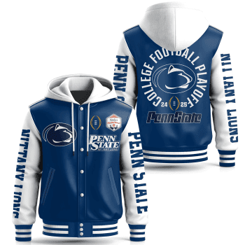 Penn State Nittany Lions Special Hooded Baseball Jacket Varsity Jacket CHB1159