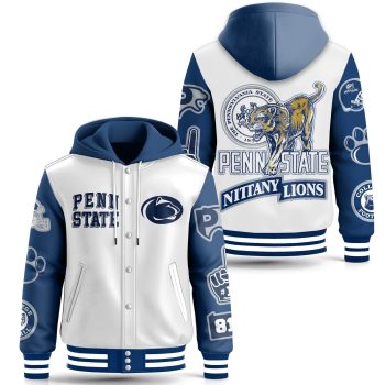 Penn State Nittany Lions Special Hooded Baseball Jacket Varsity Jacket CHB1238