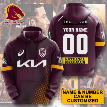Personalized Brisbane Broncos Unisex Performance Hoodie NDT1028