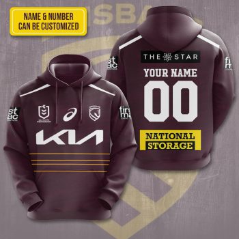 Personalized Brisbane Broncos Unisex Performance Hoodie NDT1030