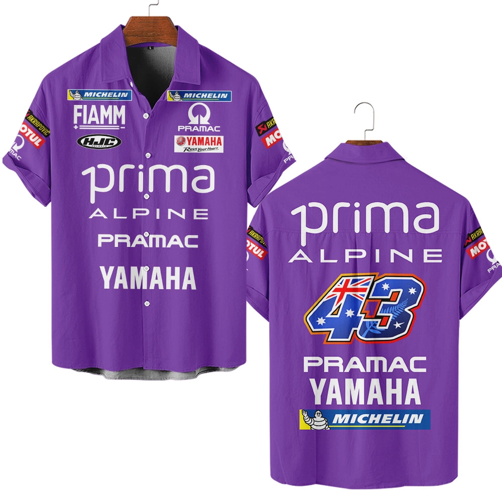 Prima-Pramac-Yamaha-MotoGP-Personalized-Hawaiian-Shirt-Button-Down-Shirt Prima Pramac Yamaha MotoGP Personalized Hawaiian Shirt Button Down Shirt