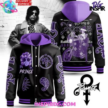 Prince Merry Xmas Special Hooded Baseball Jacket Varsity Jacket CHB1076