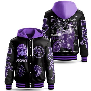 Prince Special Hooded Baseball Jacket Varsity Jacket CHB1265